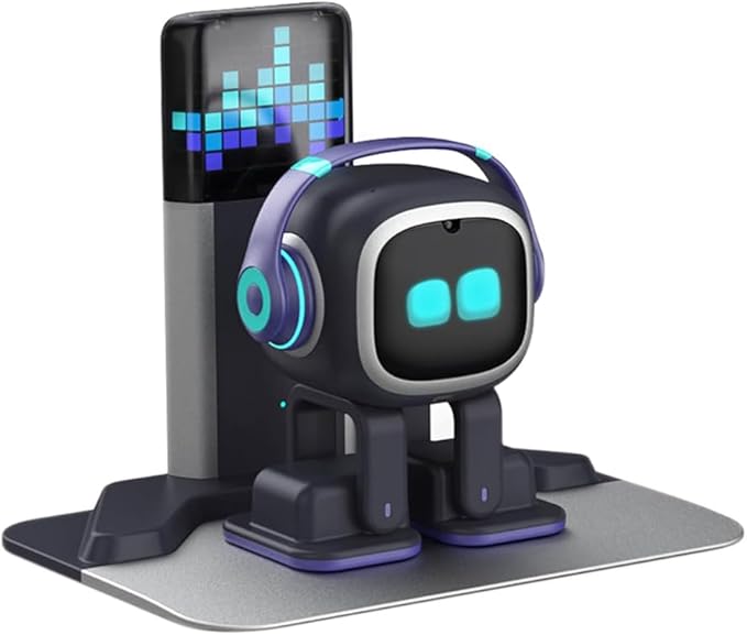 EMO Go Home AI Desktop Pet Robot with EMO Smart Lighting