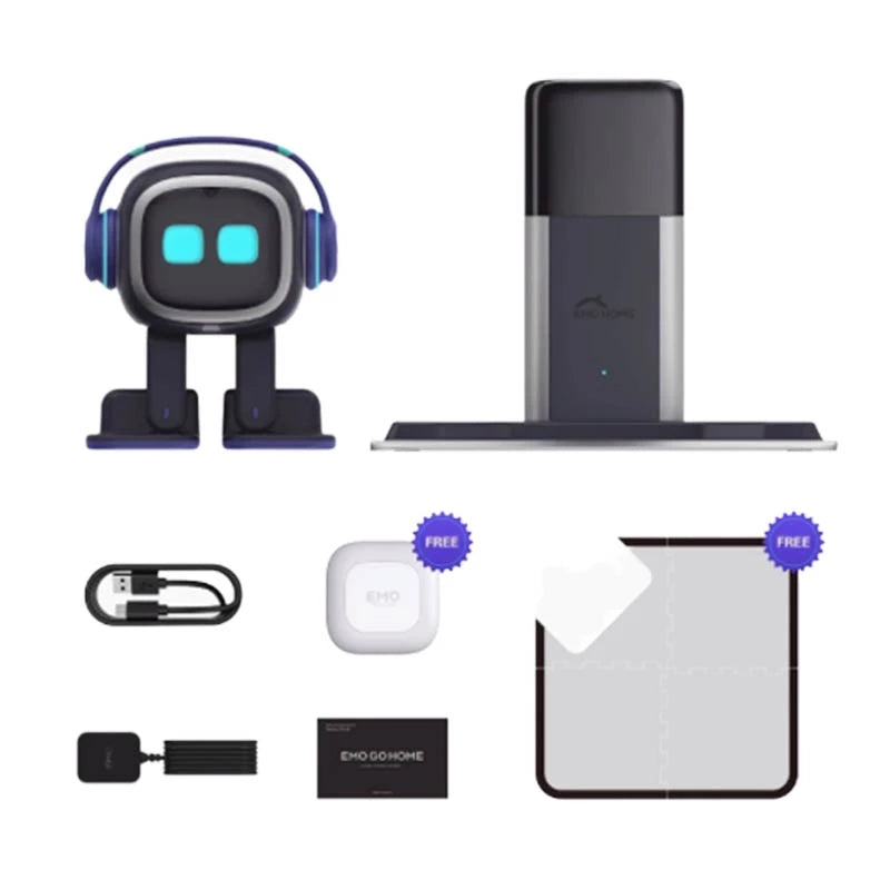 EMO Go Home AI Desktop Pet Robot with EMO Smart Lighting