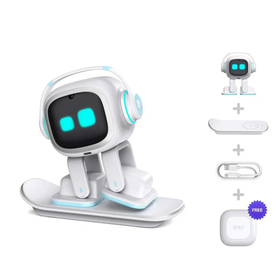 EMO Go Home AI Desktop Pet Robot with EMO Smart Lighting