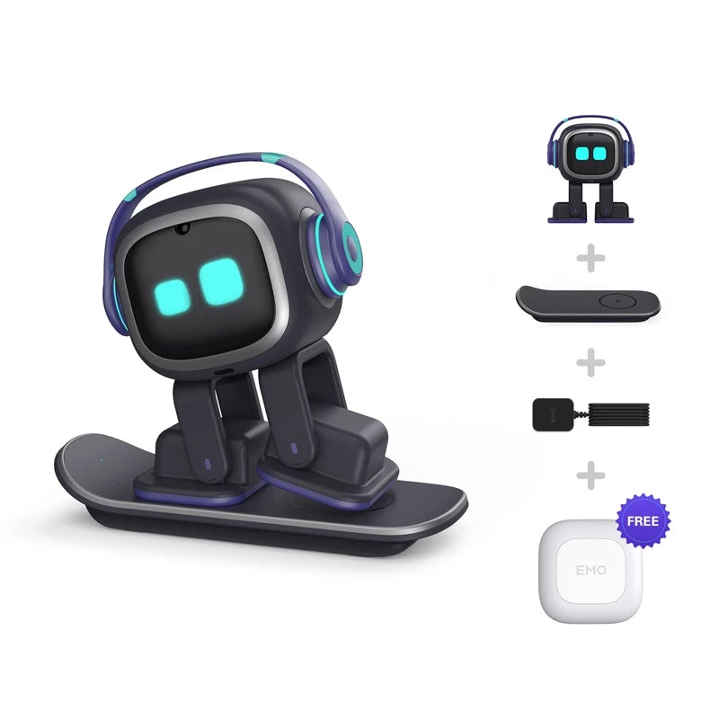 EMO Go Home AI Desktop Pet Robot with EMO Smart Lighting